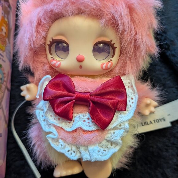 Liila's Chef Kitten Plush Blind Box Opened Hazelnut Cream Puff Purple Eyes - Picture 2 of 11